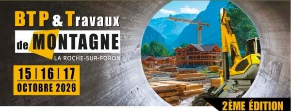 Salon BTP & Travaux de Montagne 2026, La Roche-sur-Foron